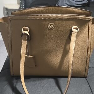Michael Kors Tan Leather Tote Bag
